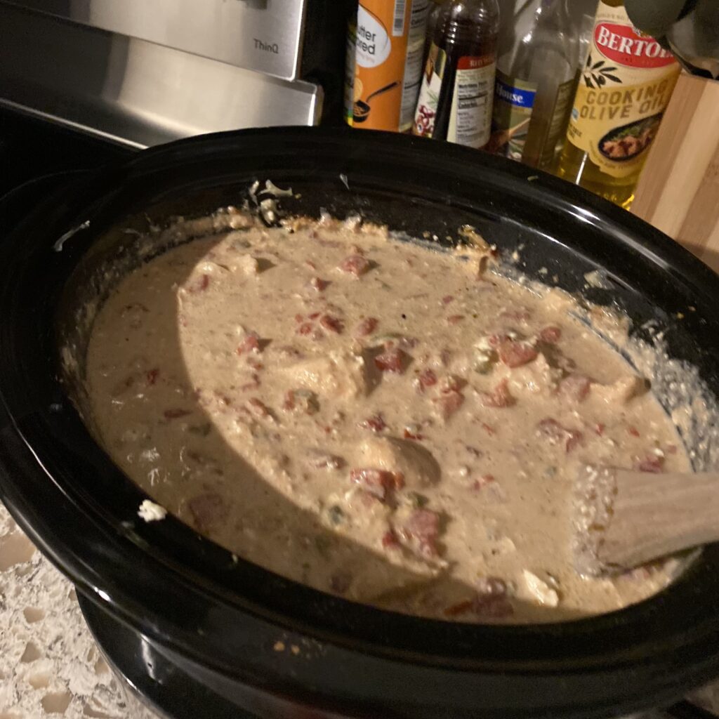 Creamy Slow Cooker Tex-Mex Chicken