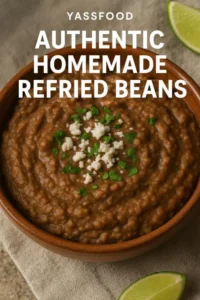 Authentic Homemade Refried Beans